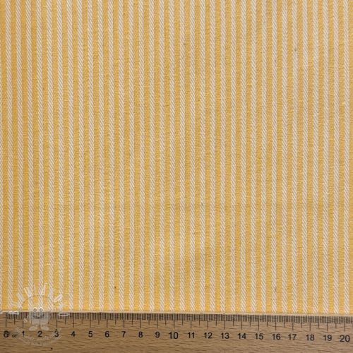 Dekorační látka DOBBY Colored stripe warm yellow