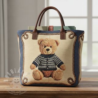 Dekorační látka GOBELIN PREMIUM Teddy Bear Nautic PANEL