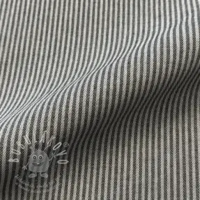Dekorační látka DOBBY Colored stripe graphite