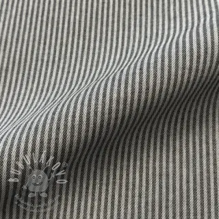 Dekorační látka DOBBY Colored stripe graphite