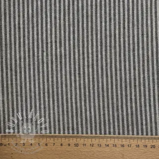 Dekorační látka DOBBY Colored stripe graphite