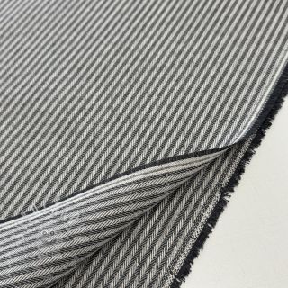 Dekorační látka DOBBY Colored stripe graphite