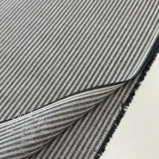 Dekorační látka DOBBY Colored stripe graphite
