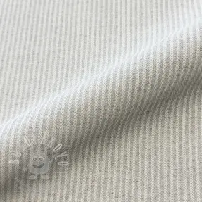 Dekorační látka DOBBY Colored stripe light grey