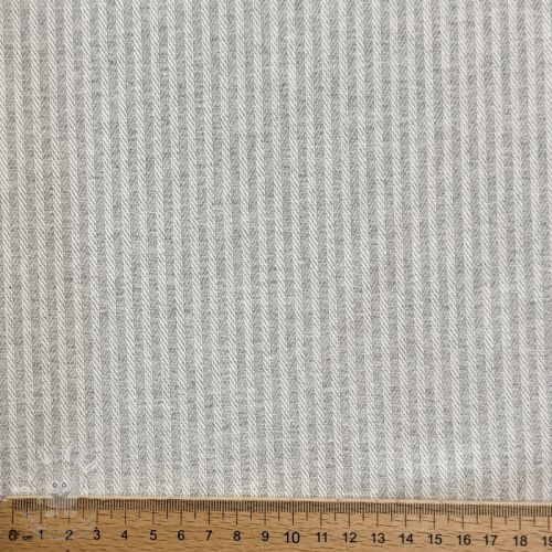 Dekorační látka DOBBY Colored stripe light grey