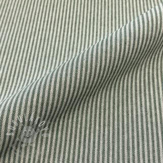 Dekorační látka DOBBY Colored stripe bottle green