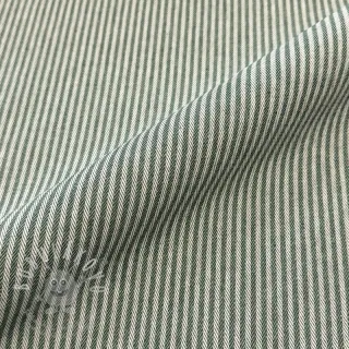 Dekorační látka DOBBY Colored stripe bottle green