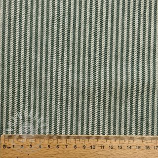 Dekorační látka DOBBY Colored stripe bottle green