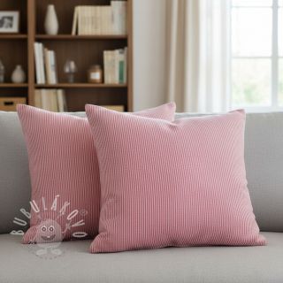 Dekorační látka DOBBY Colored stripe fuchsia