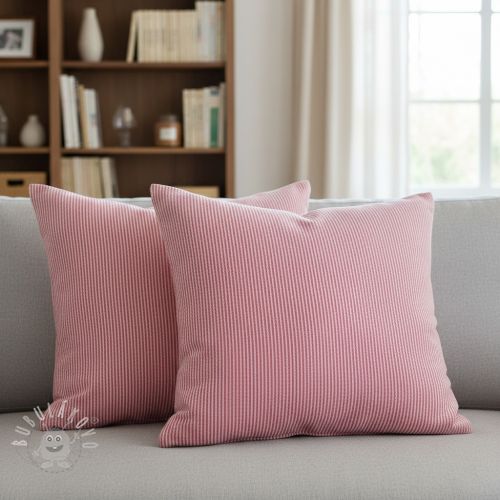 Dekorační látka DOBBY Colored stripe fuchsia