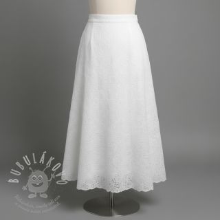 Bavlněná látka EMBROIDERY 2 side Camelia