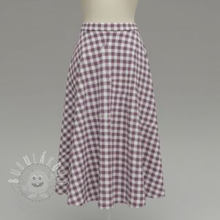 Bavlněná látka FLANNEL BIG Check mauve