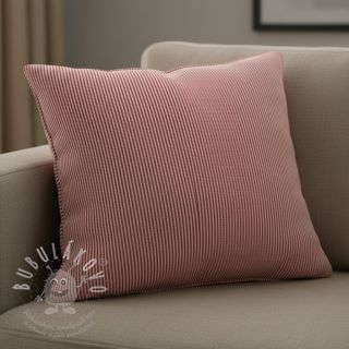 Dekorační látka DOBBY Colored stripe cherry