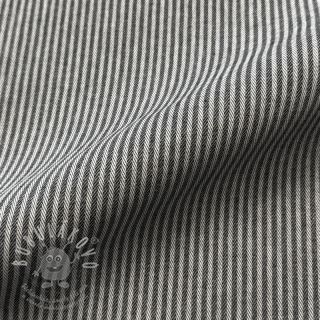 Dekorační látka DOBBY Colored stripe black