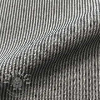 Dekorační látka DOBBY Colored stripe black