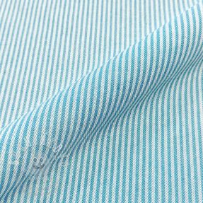Dekorační látka DOBBY Colored stripe turquoise