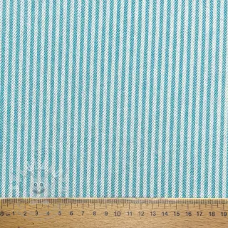 Dekorační látka DOBBY Colored stripe turquoise