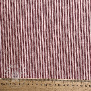 Dekorační látka DOBBY Colored stripe burgundy