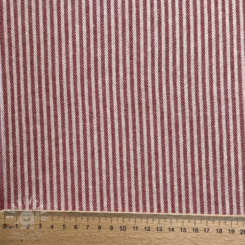 Dekorační látka DOBBY Colored stripe burgundy
