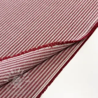 Dekorační látka DOBBY Colored stripe burgundy