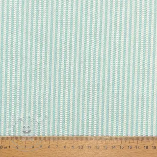 Dekorační látka DOBBY Colored stripe mint