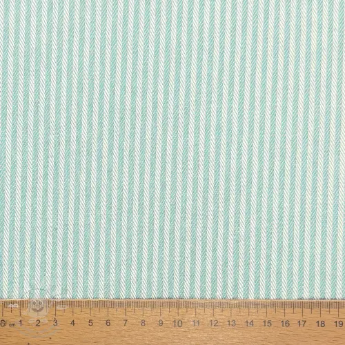 Dekorační látka DOBBY Colored stripe mint