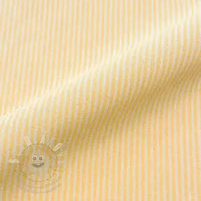 Dekorační látka DOBBY Colored stripe pastel yellow