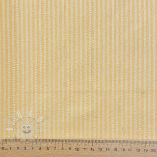 Dekorační látka DOBBY Colored stripe pastel yellow