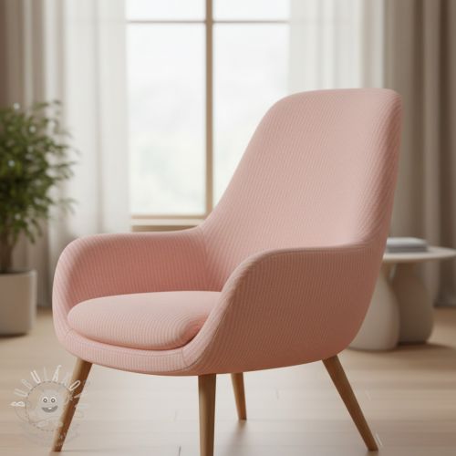 Dekorační látka DOBBY Colored stripe light pink