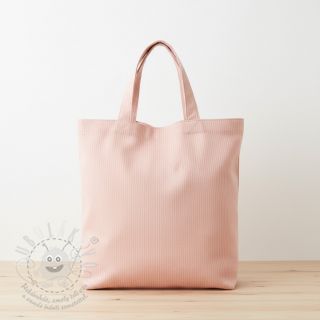 Dekorační látka DOBBY Colored stripe light pink