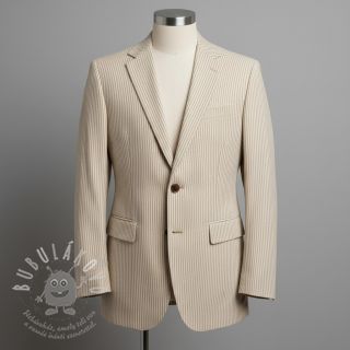 Dekorační látka DOBBY Colored stripe sand