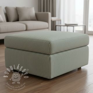 Dekorační látka DOBBY Colored stripe bottle green