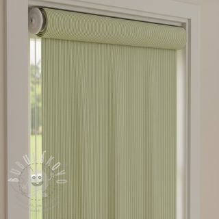 Dekorační látka DOBBY Colored stripe light green