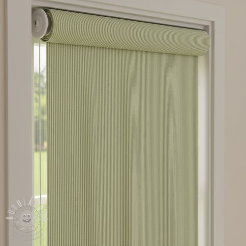 Dekorační látka DOBBY Colored stripe light green