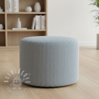 Dekorační látka DOBBY Colored stripe blue