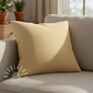 Dekorační látka DOBBY Colored stripe ochre