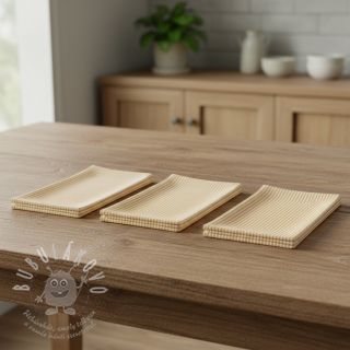 Dekorační látka DOBBY Colored stripe ochre