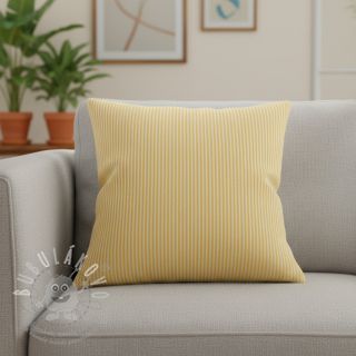 Dekorační látka DOBBY Colored stripe warm yellow