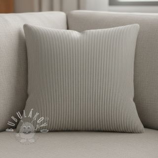 Dekorační látka DOBBY Colored stripe graphite