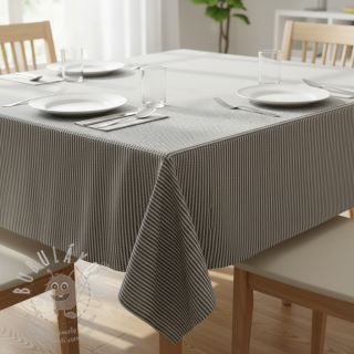 Dekorační látka DOBBY Colored stripe black