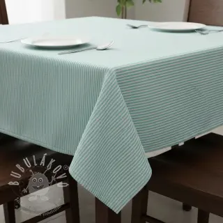 Dekorační látka DOBBY Colored stripe mint