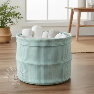 Dekorační látka DOBBY Colored stripe mint