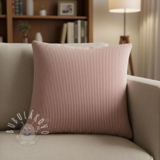 Dekorační látka DOBBY Colored stripe burgundy