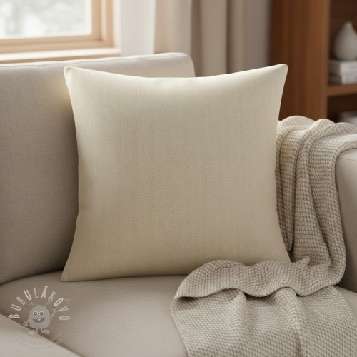 Dekorační látka DOBBY Colored stripe naturel