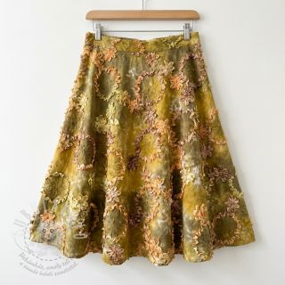 Bavlněná látka TIE DYE EMBROIDERY Eva tape design E