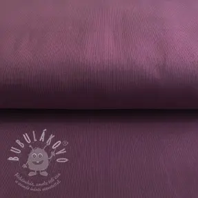Manšestr tenký aubergine