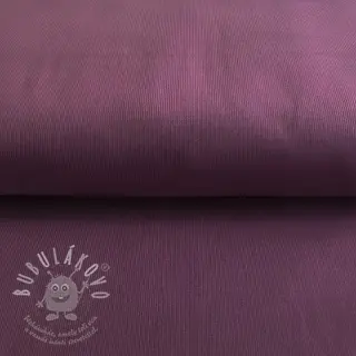Manšestr tenký aubergine