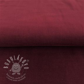 Manšestr tenký bordeaux