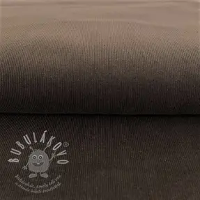 Manšestr tenký dark brown
