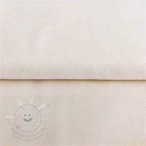 Manšestr tenký ecru